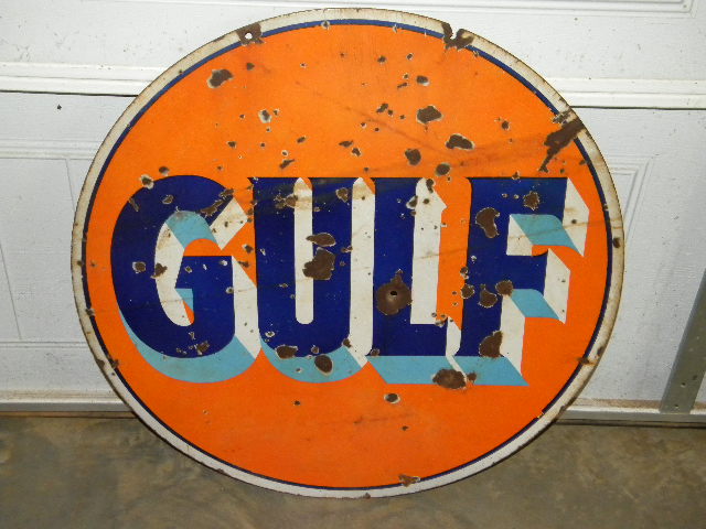 $OLD Gulf DSP 30 Inch Sign