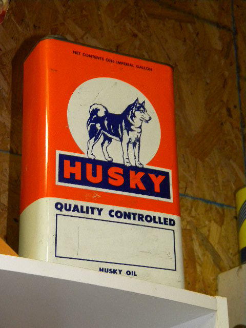 $OLD Husky Oil Imperial Can