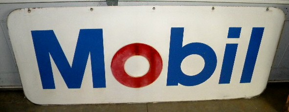 $OLD DSP Porcelain Mobil Gasoline Sign