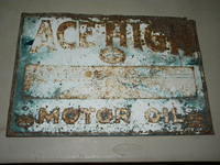 $OLD Old Ace High Embossed Tin Sign