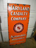 $OLD Maryland SSP Porcelain Lighthouse Sign