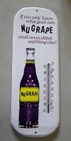 $OLD Nugrape Soda Pop Thermometer