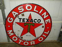 $OLD Texaco DSP 42 Inch Gasoline Sign