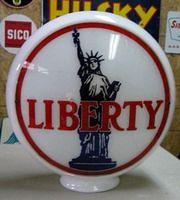 $OLD Liberty Gasoline Globe