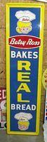$OLD Betsy Ross Tin Bread Sign w/ graphics
