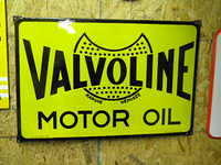 $OLD Valvoline Motor Oil SSP SIgn