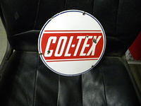$OLD Col-Tex PPP Porcelain pump plate Sign