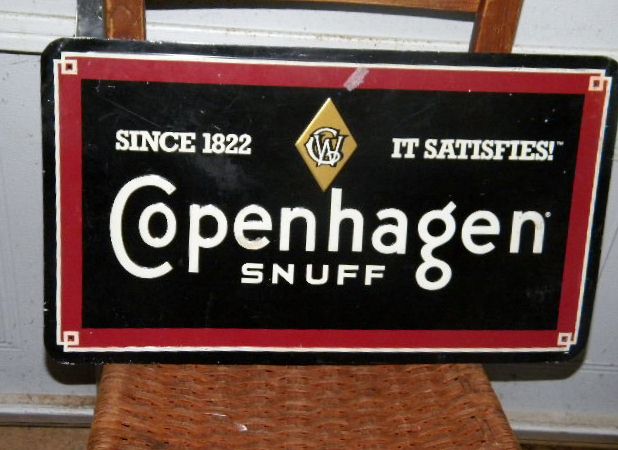 $OLD Copenhagen Tobacco Sign