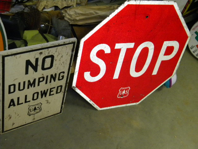 US Forest Service STOP Sign $225