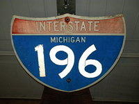 Michigan I-196 Sign $OLD