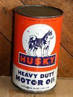 $OLD Canadian Husky Quart Can