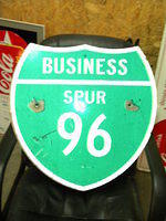 $OLD Business Spur 96 Interstate Sign