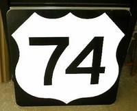 $OLD Original US 74 Route Sign from NC TN