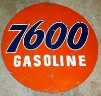 $OLD Union 7600 Two Piece Single sided Tin Sign