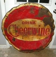 Cheerwine Bottlecap Sign