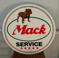 $OLD Mack Truck Embossed Tin Sign