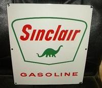 $OLD Sinclair Porcelain Pump Plate Sign