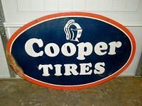 $OLD Cooper Tires DST Oval Sign