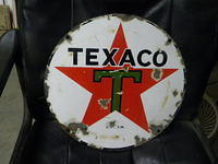 $OLD Texaco 15 Inch SSP Sign