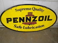 $OLD Pennzoil DST Motor Oils Sign 1970s
