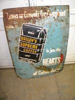 $OLD Bailey's Coffee Atlanta Georgia Sign