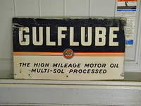 $OLD Gulflube SST Sign