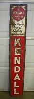 $OLD Rough Kendall Vertical Emb Tin Sign