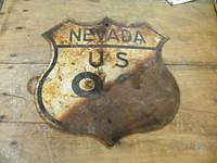 $OLD Nevada US 93 Route Shield Sign