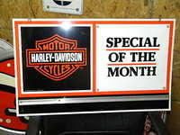 $OLD Harley Davidson Tin Sign 1985