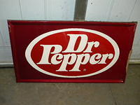 $OLD NOS Dr Pepper Tin Sign